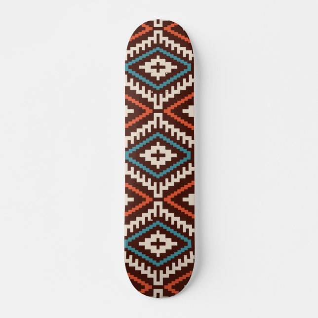 Pattern Geometric Fashion Stilvoll Niedlich   Skateboard (Vorne)
