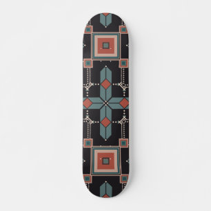 Pattern Geometric Vintag Trendy Skateboard