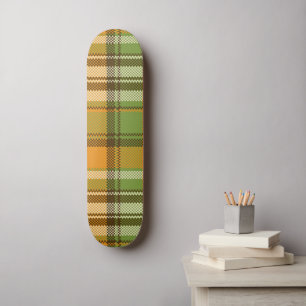 Pattern Geometric Vintage Trendy Fashion Skateboard