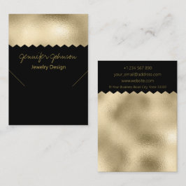 Pattern-Gold-Foil-Display-Karte Visitenkarte