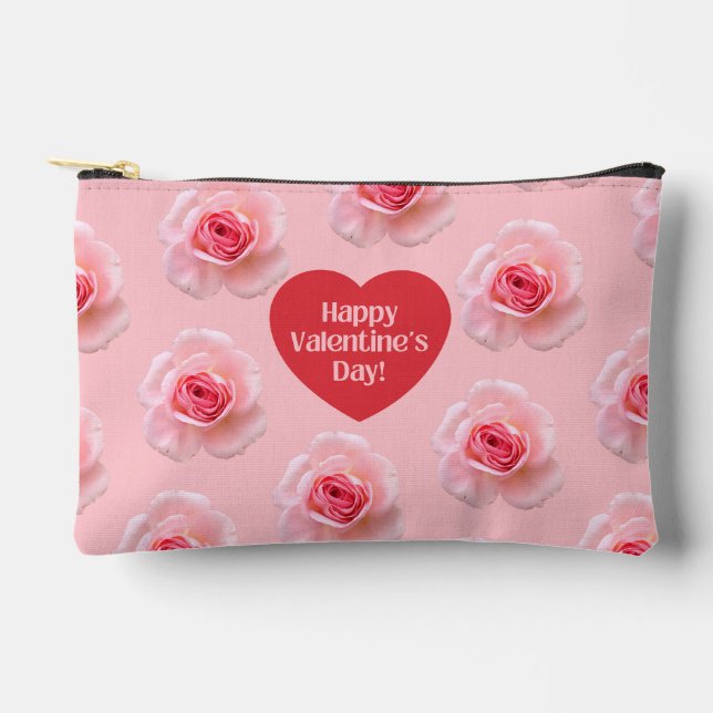 Pattern Happy Valentine`s Day 2023 Background      Zubehörtasche (Vorderseite)