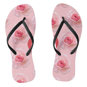 Pattern Happy Valentine`s Day 2024 Hintergrund Flip Flops