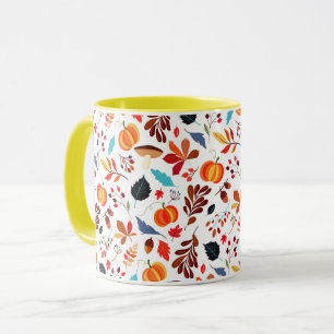 Pattern Herbstliche Tasse