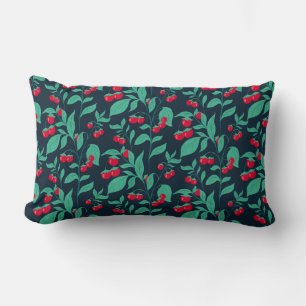 Pattern Kirschtomaten auf den Büschen Lendenkissen