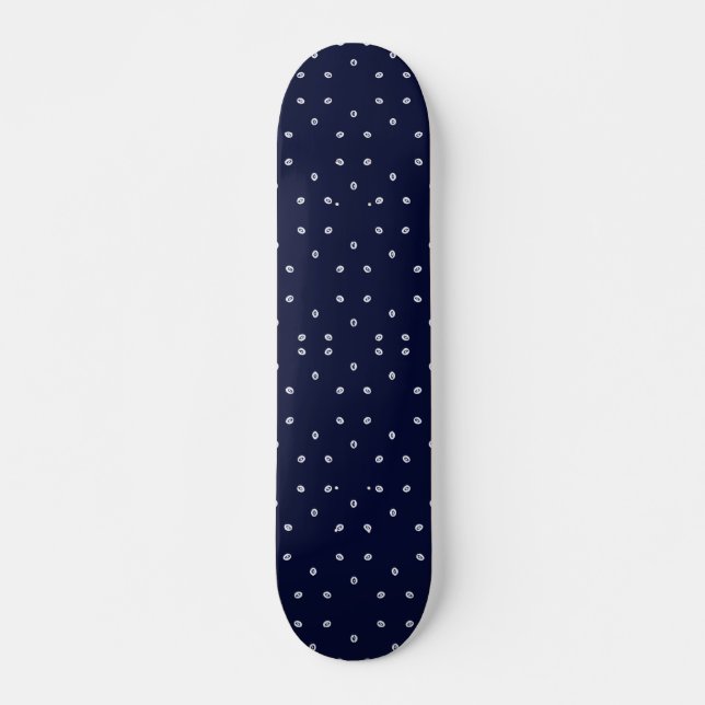 Pattern Moderne stilvolle Sommer Vintag Skateboard (Vorne)