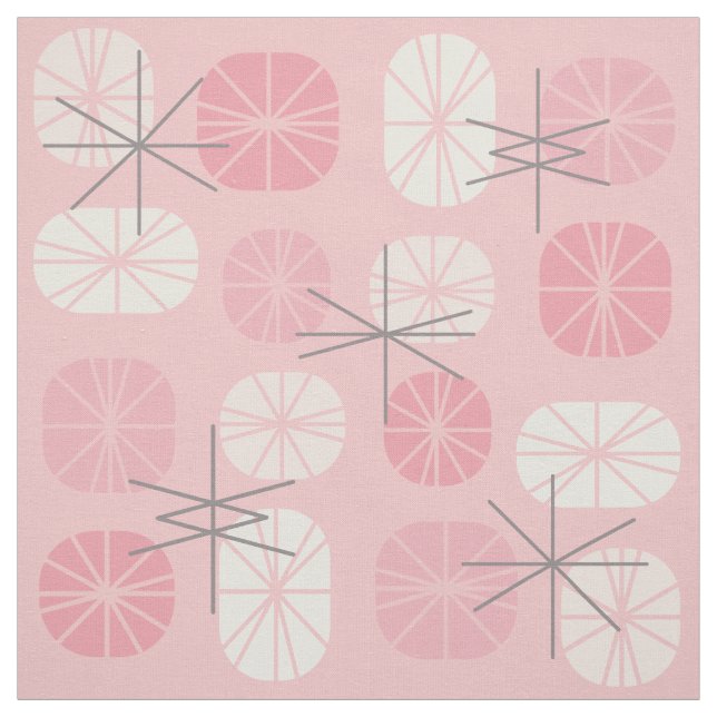 Pattern Oblongs Pink Vanilla Stoff (Muster)