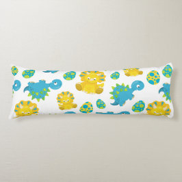 Pattern of Dinosaurs, Cute Dinosaurs, Baby Dino Seitenschläferkissen
