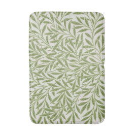 Pattern of green leafy branches badematte