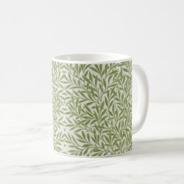 Pattern of green leafy branches kaffeetasse
