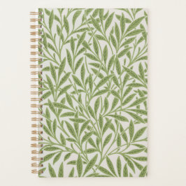 Pattern of green leafy branches planer