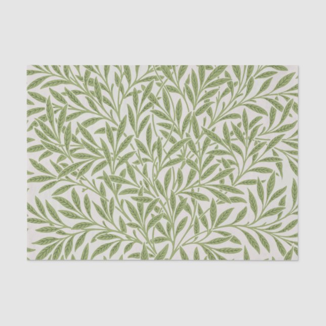Pattern of green leafy branches  seidenpapier (Vorderseite)