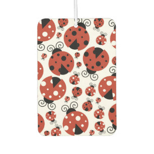 Pattern of Ladybugs, Cute Ladybugs, Red Ladybugs Autolufterfrischer