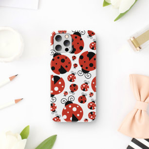 Pattern of Ladybugs, Cute Ladybugs, Red Ladybugs Case-Mate iPhone Hülle