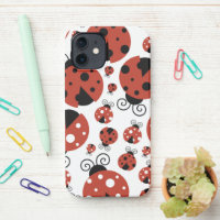 Pattern of Ladybugs, Cute Ladybugs, Red Ladybugs