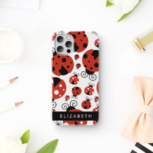 Pattern Of Ladybugs, Red Ladybugs, Your Name Case-Mate iPhone Hülle