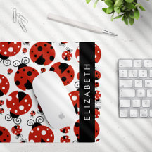 Pattern Of Ladybugs, Red Ladybugs, Your Name