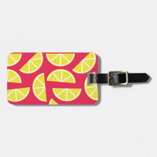 pattern of lemon gepäckanhänger