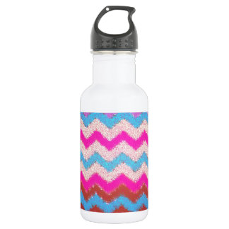Pattern Office Party Peace Chevrons Mit Monogramm Edelstahlflasche