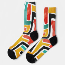Pattern Print Socks - Stilvolle, individuell anpas