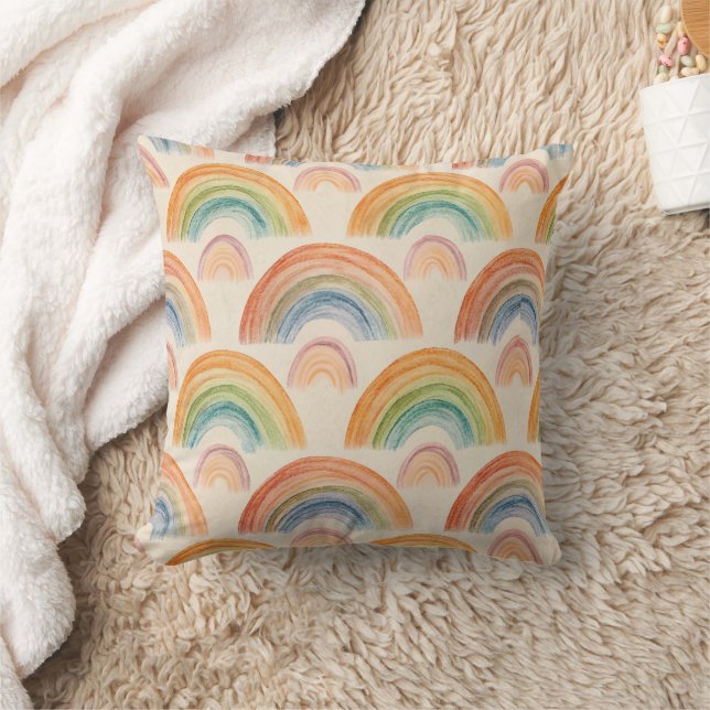 Pattern Rainbow Kissen (Decke)