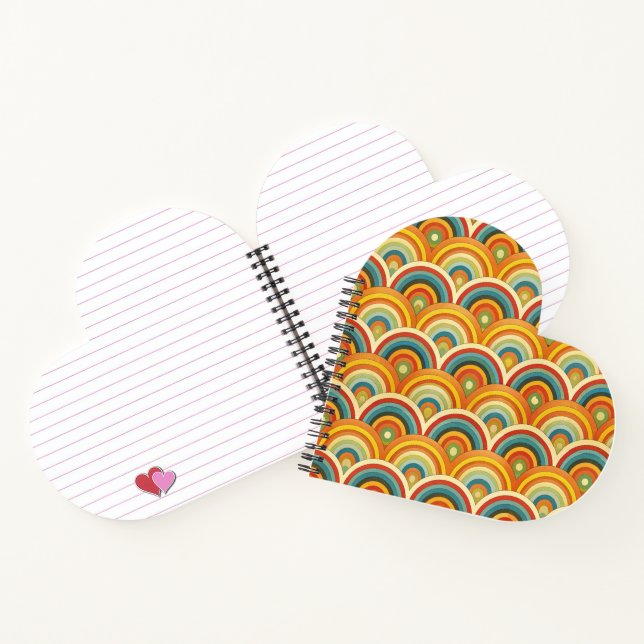 Pattern Rainbow Notizbuch (Innenseite)