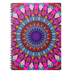 Pattern Sommer Mode farbenfroh Vintag trendy Notizblock