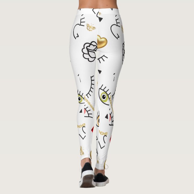 PATTERN STYLE DESIGN LEGGINGS (Rückseite)