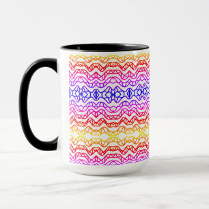 Pattern Tasse lustige Farben