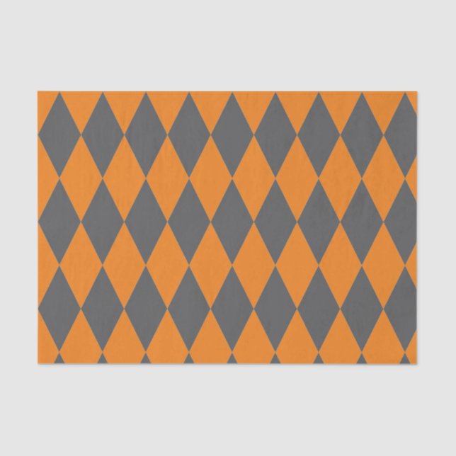 PATTERN-Tissue-Papiere für ORANGE- UND GRAUCHHARLE Seidenpapier (Vorderseite)