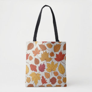 Pattern-Totentasche im Herbst