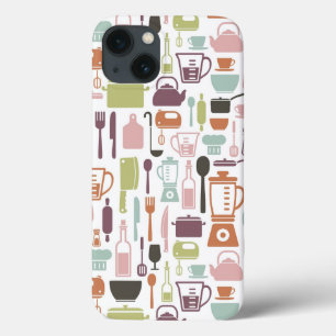 Pattern with colorful cooking icons Case-Mate iPhone hülle