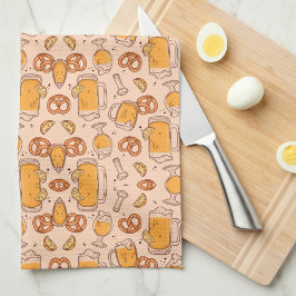 Patterned picnic blanket featuring  geschirrtuch