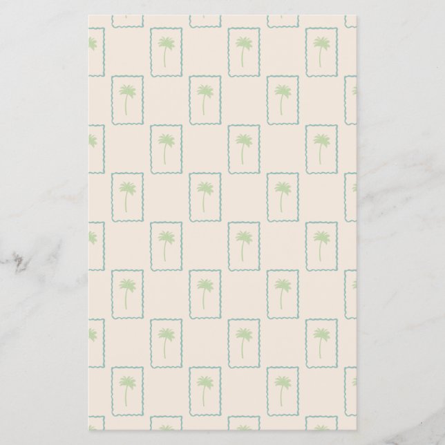 patterned scrap booking paper tropical Flyer (Vorne)