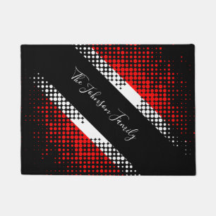 Patternflagge Trinidad und Tobago Dot Familienna Fußmatte