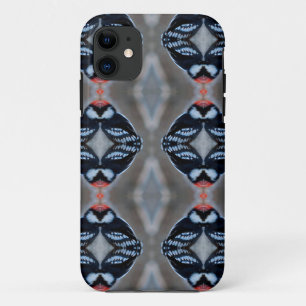 Patternized männlicher flaumiger Specht Case-Mate iPhone Hülle