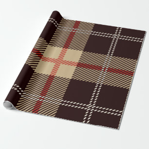 Patternl Stylish Scottish Geometric Vintag Geschenkpapier