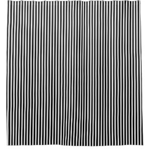 Patterns Duschvorhang mit schwarzen und weißen Pin