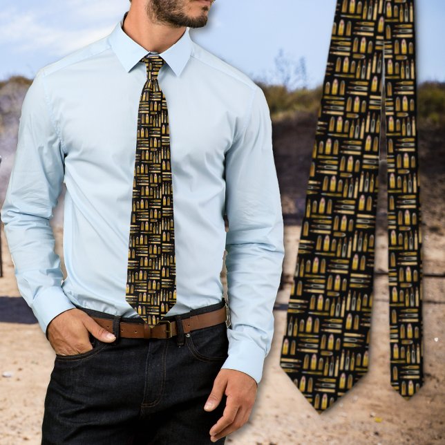 Patterns-Krawatte für schwarze Ammo-Kugeln Krawatte (Von Creator hochgeladen)