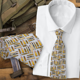 Patterns-Krawatte für schwarze Ammo-Kugeln Krawatte