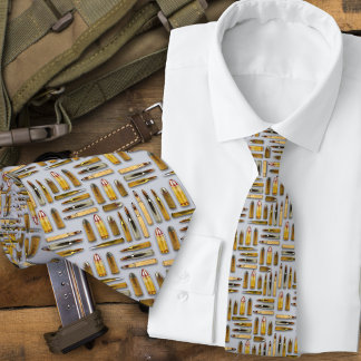 Patterns-Krawatte für schwarze Ammo-Kugeln Krawatte