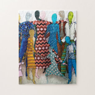 Patterns tanzen barfuß puzzle