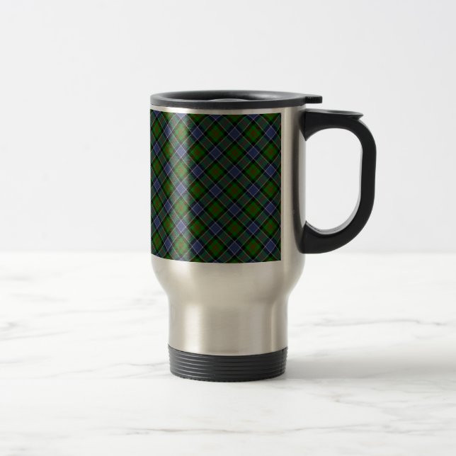 Patterson Clan Tartan Designed Print Reisebecher (Rechts)