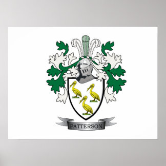 Patterson Familienwappen Coat of Arms Poster