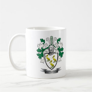 Patterson-Familienwappen-Wappen Kaffeetasse
