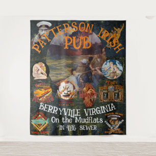 PATTERSON IRISH PUB BERRYVILLE VIRGINIA VA WANDTEPPICH