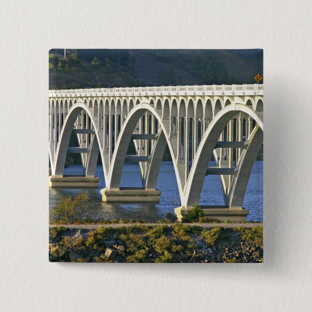 Patterson Memorial Bridge Autobahn 101 über Button (Vorderseite)