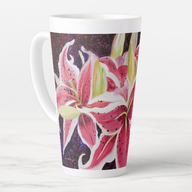 Pattie's Star Alaskan Stargazer Latte Tasse (Linke Ecke)