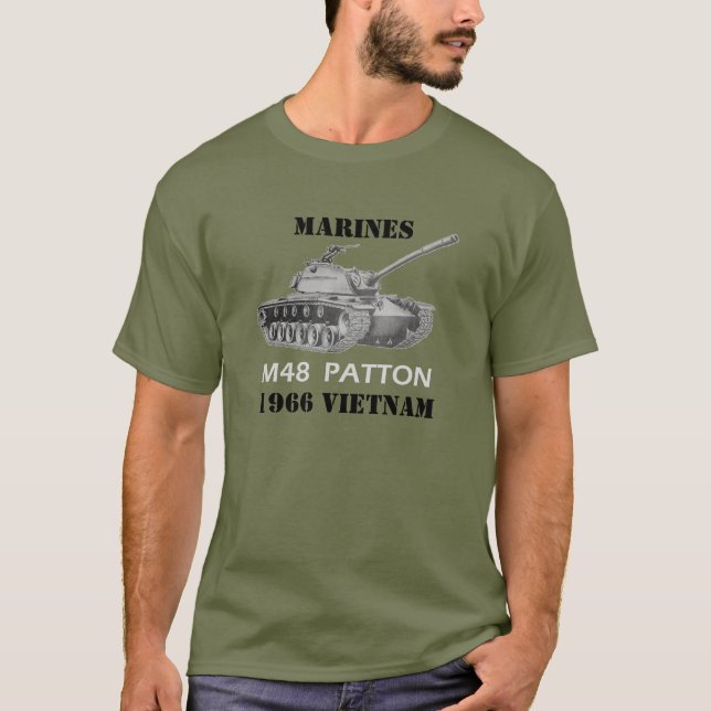 Patton Behälter Vietnam T-Shirt (Vorderseite)