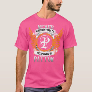 Patton Name Shirt nie unterschätzen den Power
