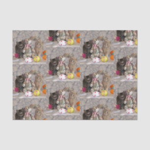 Patton und Buffet - Katzengewebe Seidenpapier